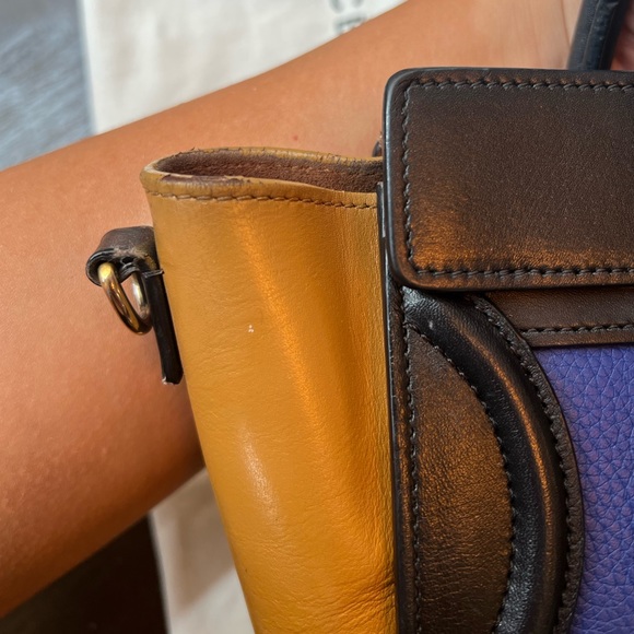 Authentic Celine Nano w/ Shoulder strap Luggage in Multi color and grain - Picture 5 of 16